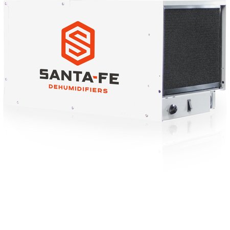 Santa Fe Stand Alone Dehumidifier, Compact 70 Pints Per Day AHAM, MERV-13 Filter, for Crawlspace & Basement 4033600